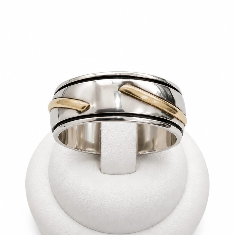 Anillo cuerpo ancho combinado Anillo cuerpo ancho combinado