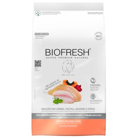 BIOFRESH CASTRADO RAZAS PEQUEÑA X 3 KG Biofresh Castrado Razas Pequeña X 3 Kg