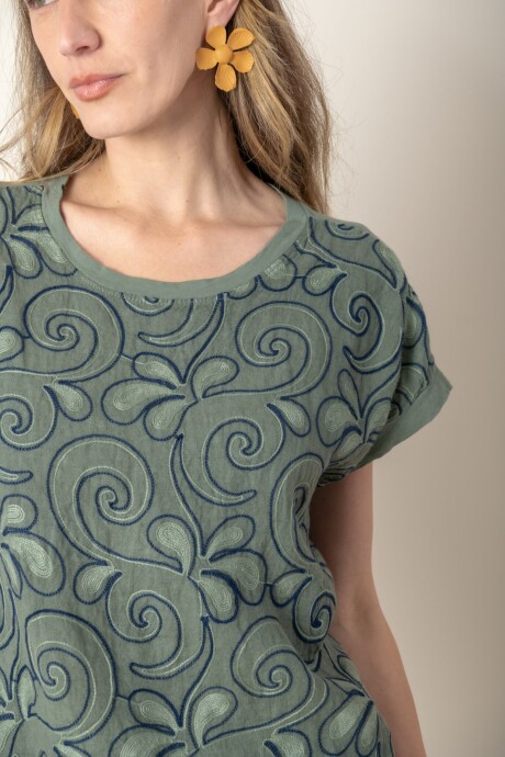 REMERA MEROPE Verde seco