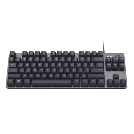 Teclado Logitech K835 Tkl Qwerty Gl Blue Clicky Español Color Negro Teclado Logitech K835 Tkl Qwerty Gl Blue Clicky Español Color Negro