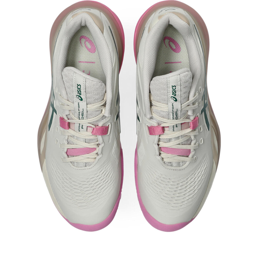 Zapatillas Tenis Gel-Resolution X Padel Mujer Soft Oat/jewel Green