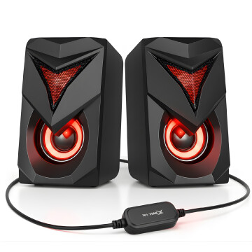 Parlantes Pc Gamer Xtrike Me SK405 Rgb 3.5mm Laptop Notebook Color Negro