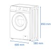 Lavarropas James Modelo LR 8140 INV DARK INOX G2 Lavarropas James Modelo LR 8140 INV DARK INOX G2