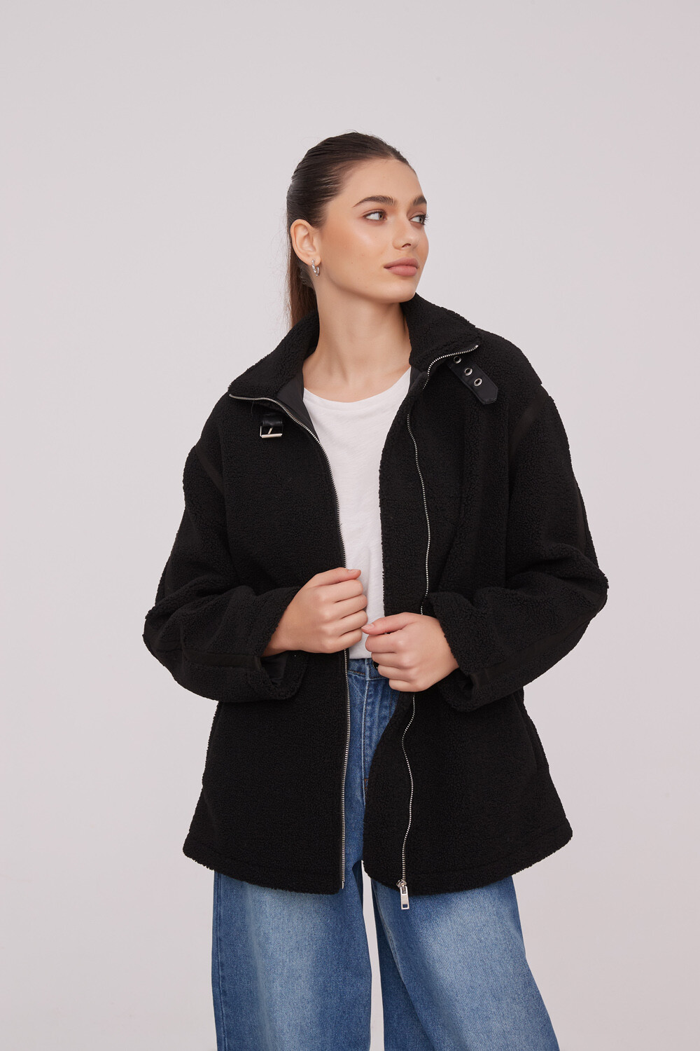 Campera Olivita Negro