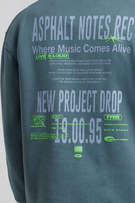 SWEATER RECS DIXIE Azul Piedra