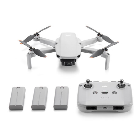 Drone DJI Mini 2 SE 2.7K | Combo Fly More con Control + 3 Baterías Gris