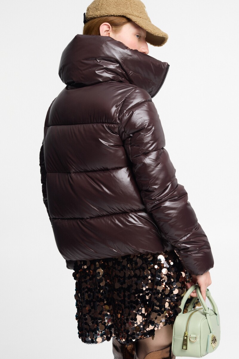 JACKET ISLA Marron
