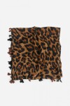 Pashmina animal print marrón