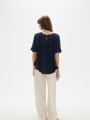 Blusa Abbas Azul Marino