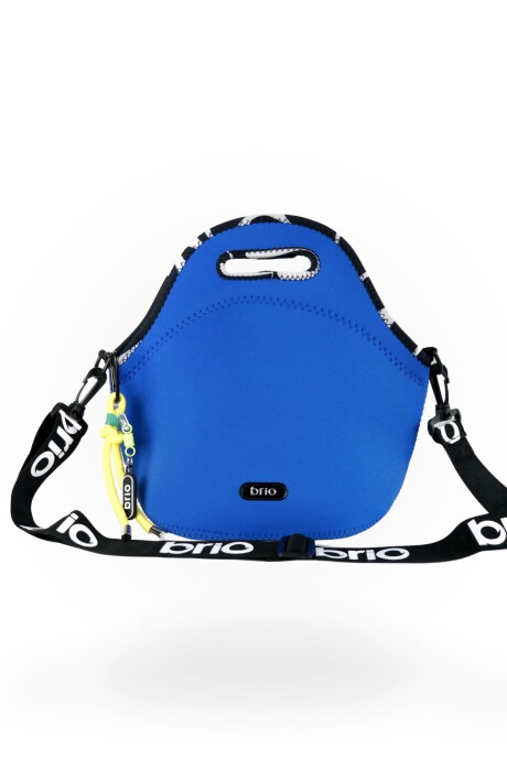 Lunchera Neopreno brio big bro Con Correa Ajustable Cielo