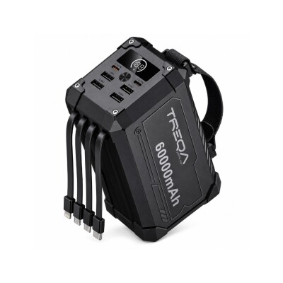 Power bank 60.000 mah incluye cable Treqa Power bank 60.000 mah incluye cable Treqa