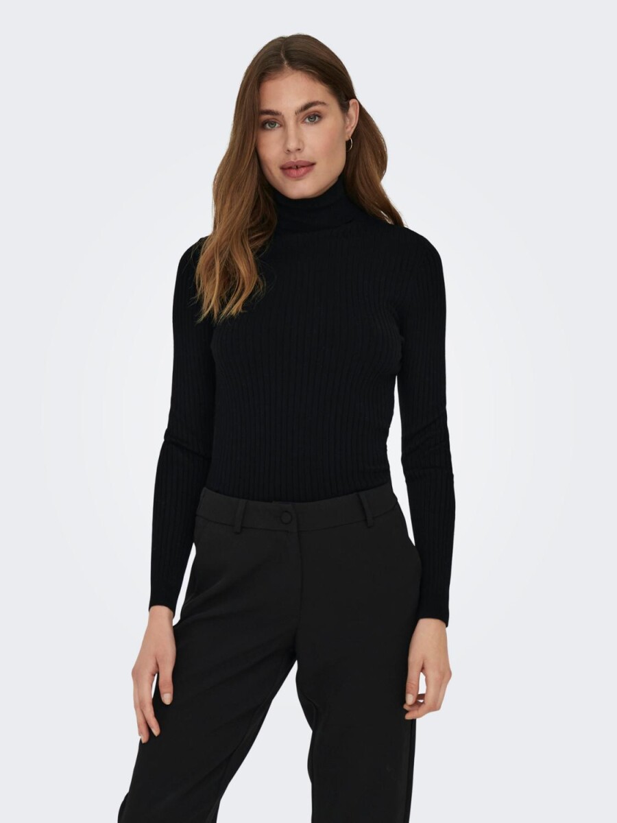 Sweater Karol Cuello Subido - Black 