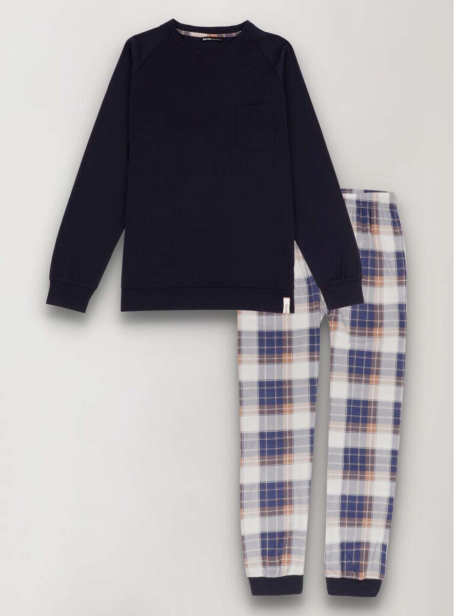 Pijama match - Azul 