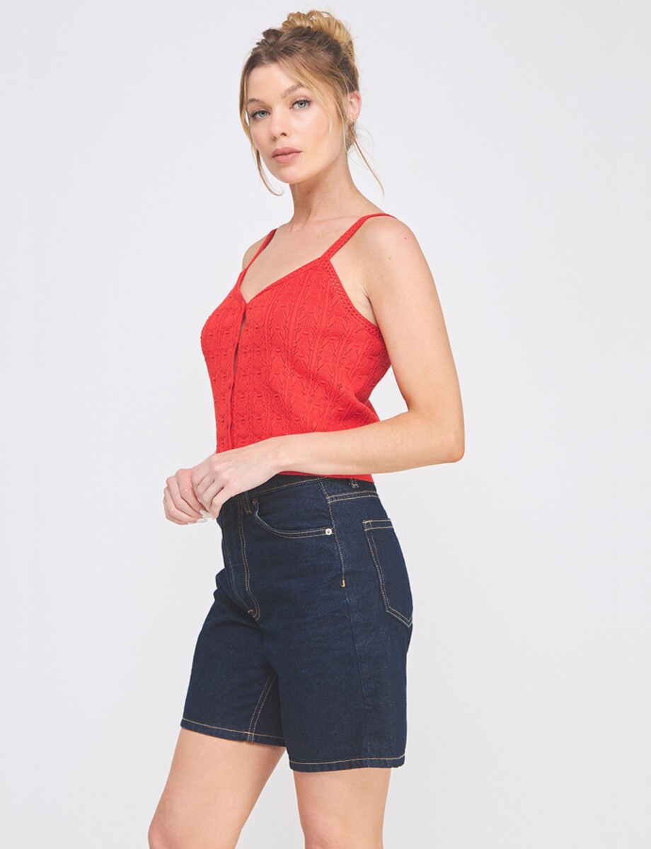 Top Tejido - Rojo 