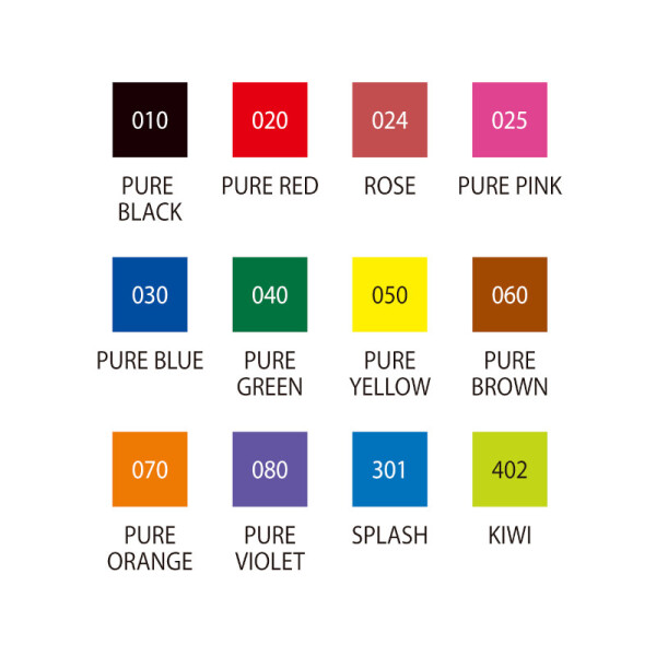 Marcadores Caligraphy Doble Punta x 12 - ZIG Única