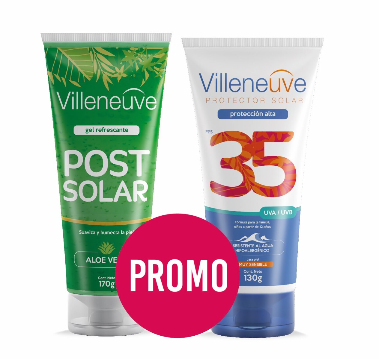 Villeneuve Pack Protector Solar + Gel Post Solar 
