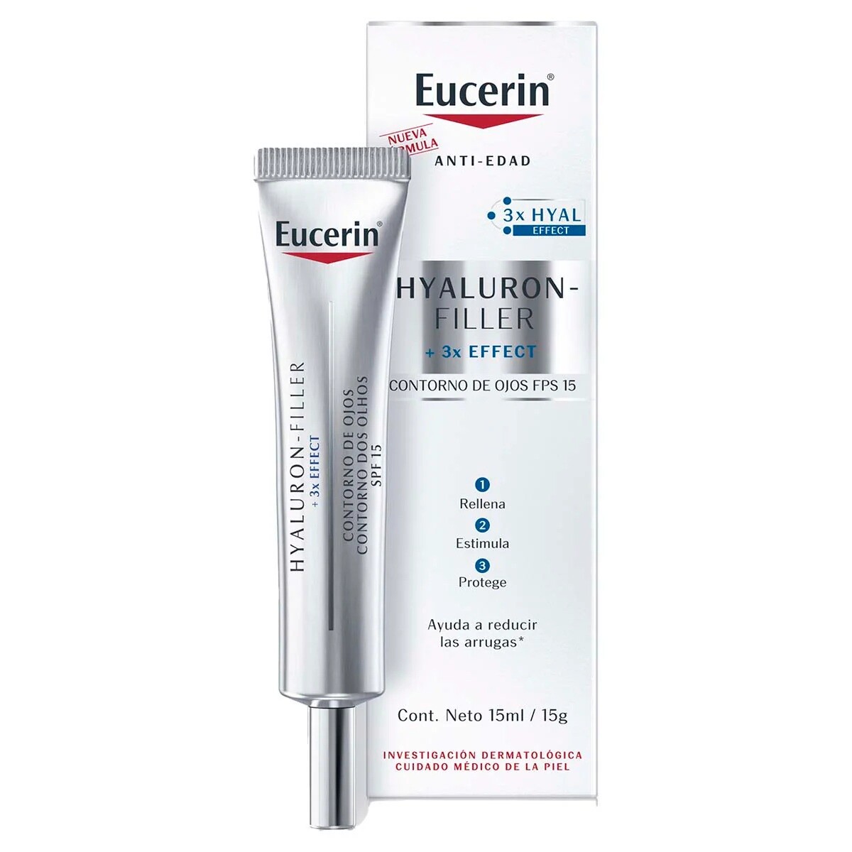 Eucerin Hyaluron Filler Contorno De Ojos 15 Ml. 