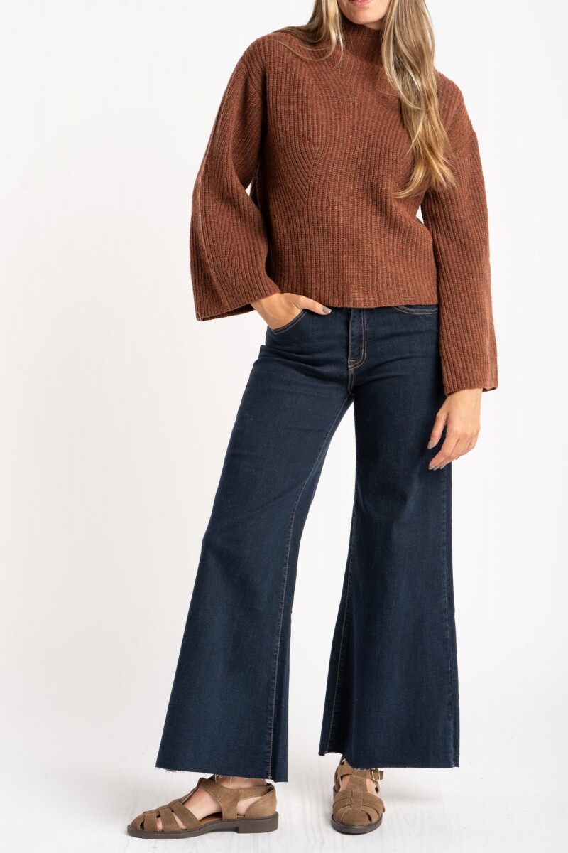 Polera Lana Marron