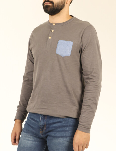 520909 T-SHIRT HARRY Gris Medio