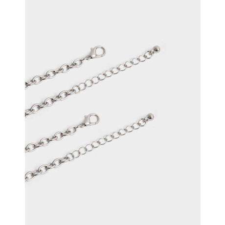 Pulseras Infantiles Multi dijes Plateado