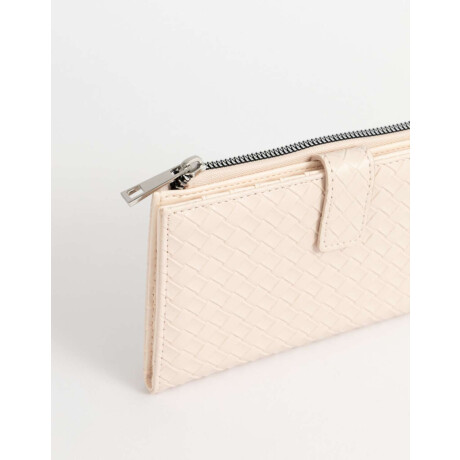 Billetera Fichero Con Snap Rosa Viejo