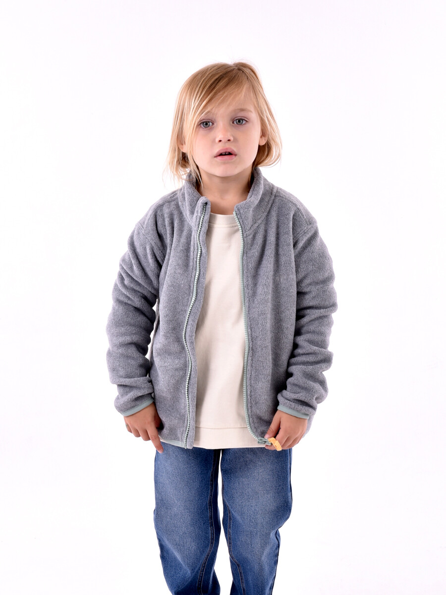 CAMPERA SIMO - GRIS MELANGE M 