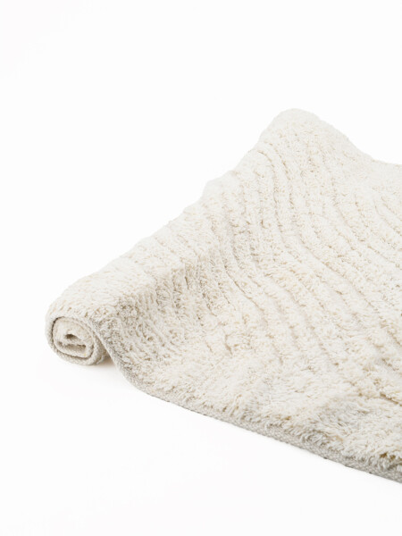 ALFOMBRA DE BAÑO COTTON NATURAL