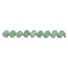 Pulsera oval-Plata 925-Piedra raíz de esmeralda-PU3018 conpiedra