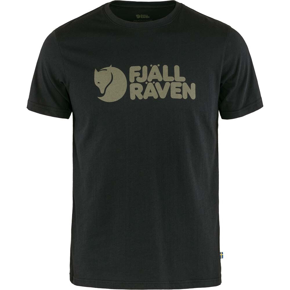 Polo Fjallraven Fjallraven Logo T-shirt M Hombre Black