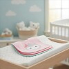 Set x4 baberos Lfriends impermeables buho rosa