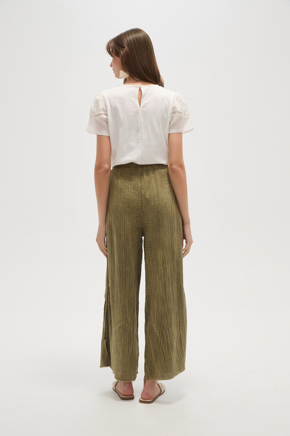 Pantalon Kusa Verde Oliva