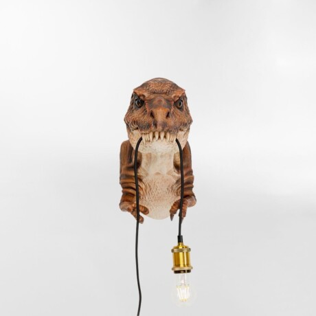 LUMINARIA DE PARED ANIMAL DINO Marrón - -