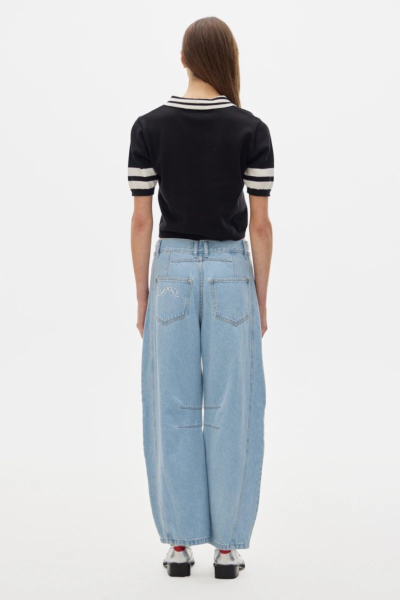 Jean Barrel Soft Azul