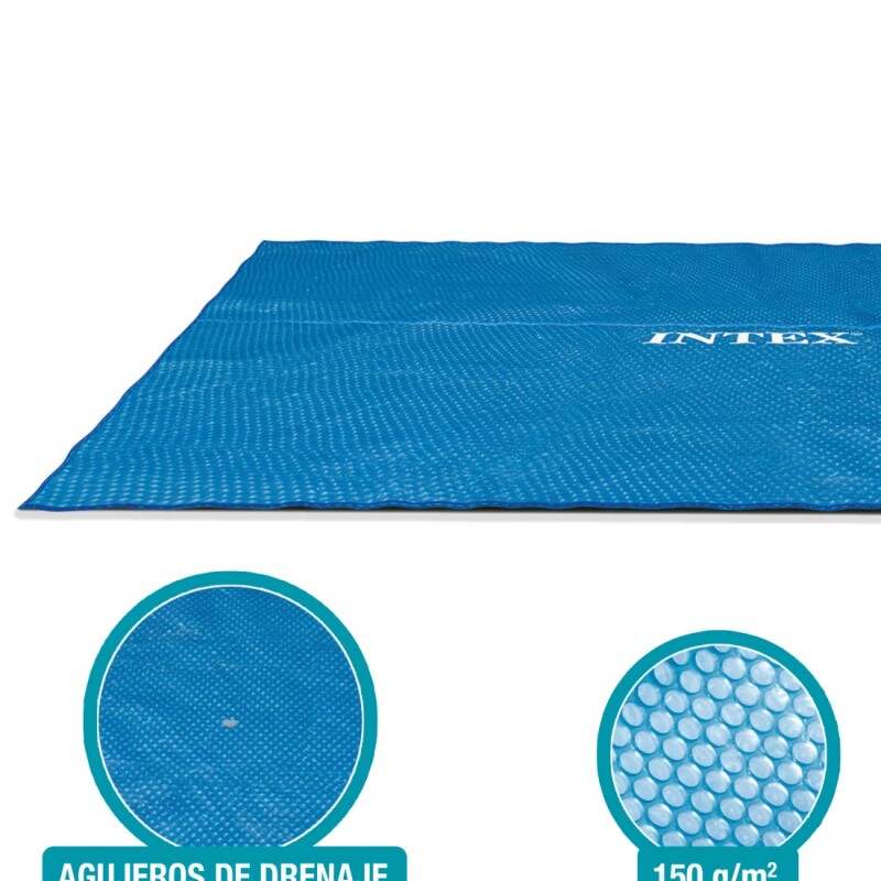 INTEX COBERTOR LONA SOLAR PARA PISCINA RECTANGULAR 7.32 X 3.66 M Intex Cobertor Lona Solar Para Piscina Rectangular 7.32 X 3.66 M