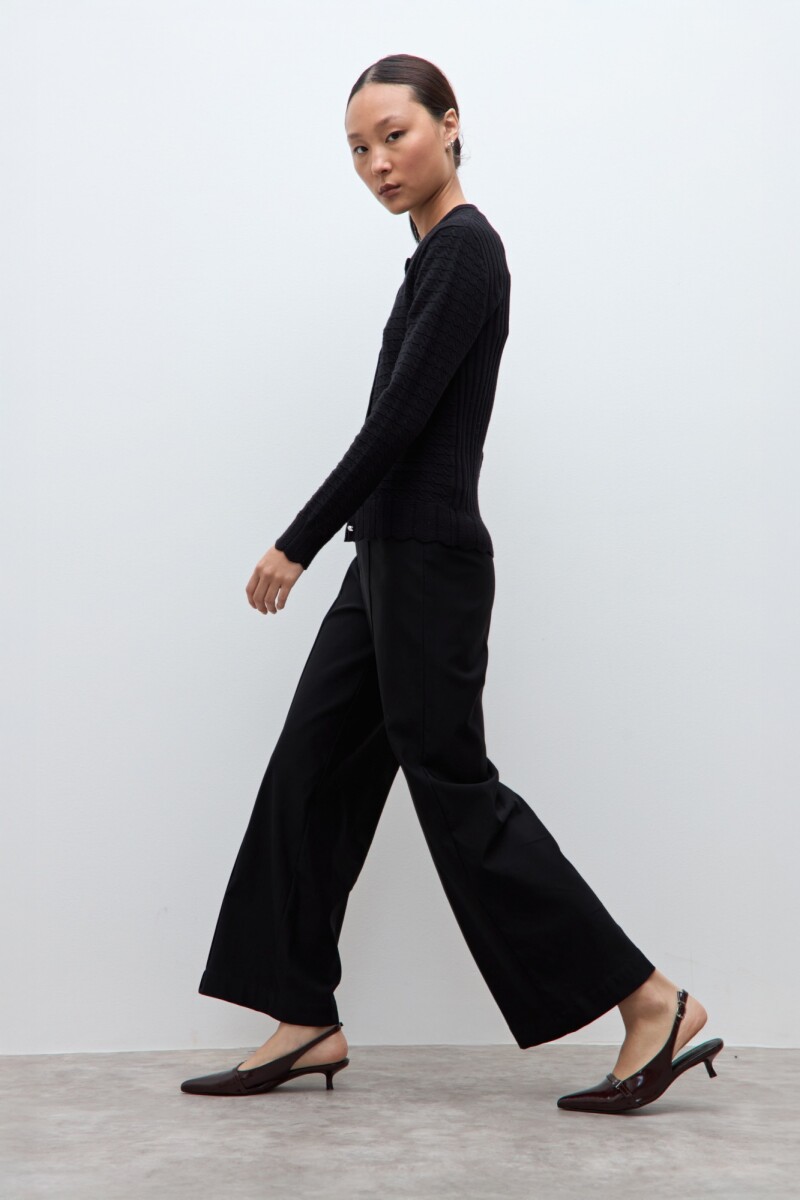 Pantalón culotte - negro 