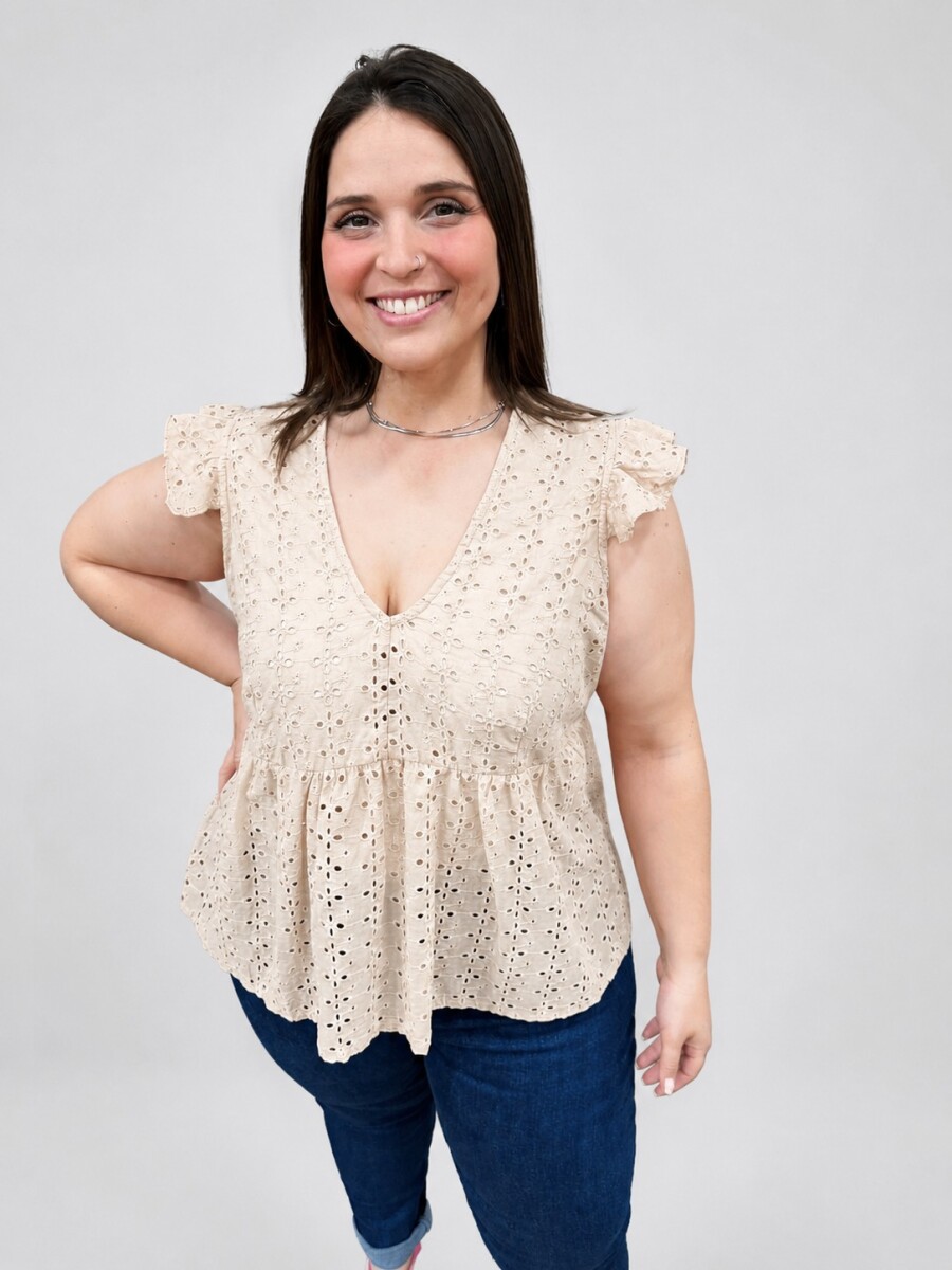 Blusa Alondra - Beige 