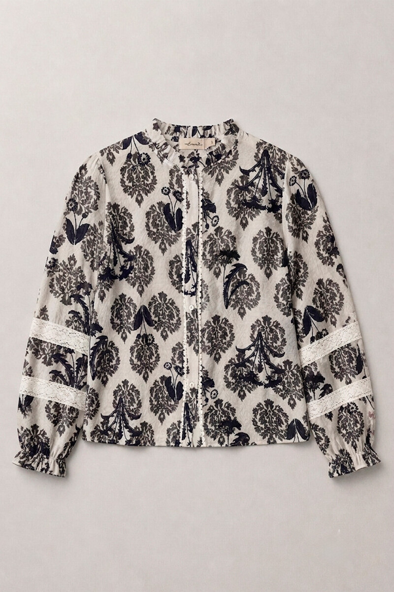 CAMISA DAMASCO NEGRO
