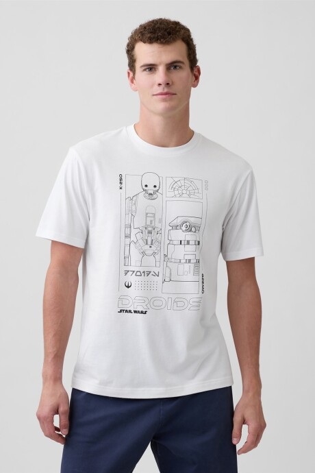 Remera Gráfico Hombre White000