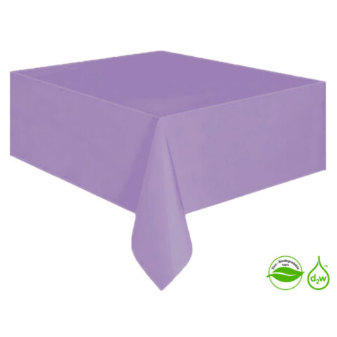 Mantel Biodegradable Rectangular Lila