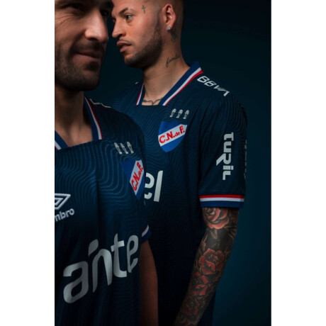 Remera de Juego Nacional Camiseta Alternativa de Hombre Azul