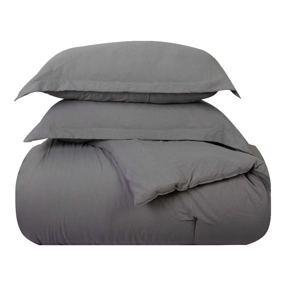 SET ACOLCHADO 2 PLAZAS POLIESTER VERDE PREWASHED