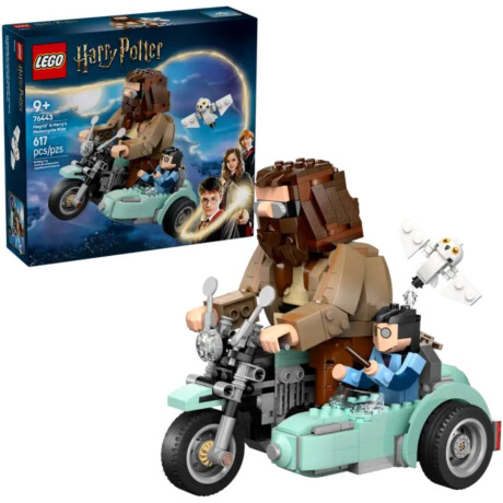 Lego Harry Potter paseo en Motocicleta de Hagrid 617 pIEZAS 9+ Lego Boys