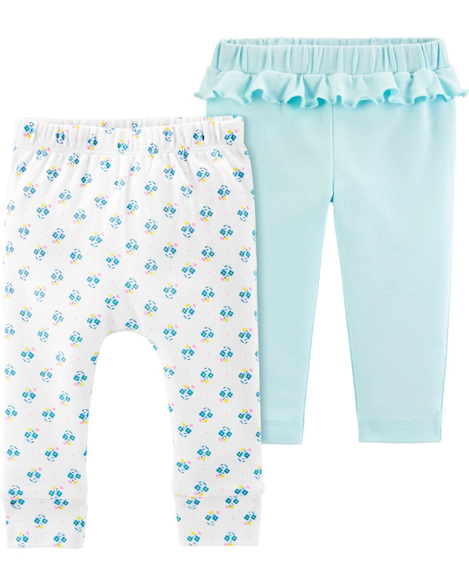 Pack dos pantalones de algodón 