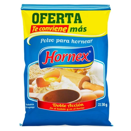 POLVO DE HORNEAR HORNEX 30G POLVO DE HORNEAR HORNEX 30G