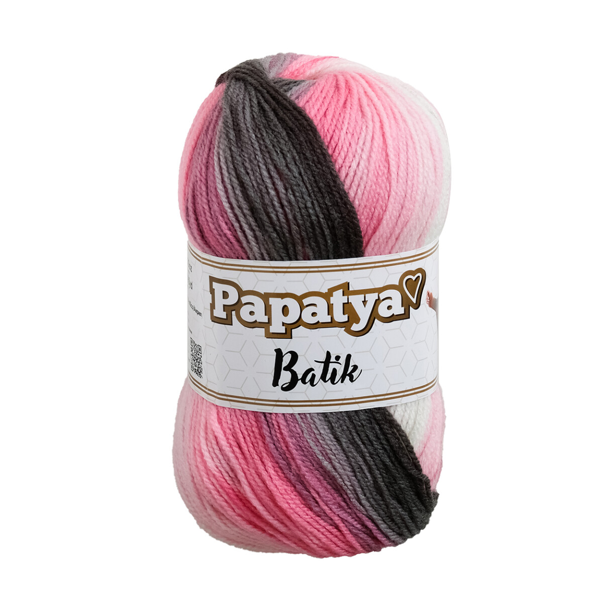 ovillo Batik - gris/rosado 