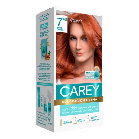 TINTA CAREY KIT RUBIO COBRIZO Nº 740 TINTA CAREY KIT RUBIO COBRIZO Nº 740