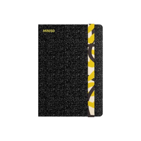 Cuaderno glitter A5 negro