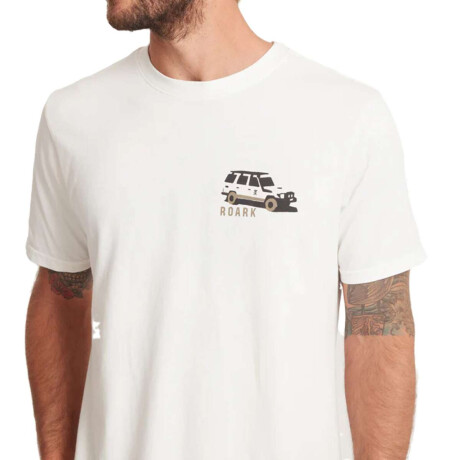 Remera Roark Expeditions Of The Obsessed Blanco