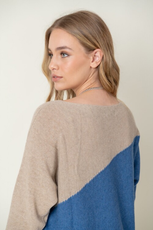 Sweater lana combinado Betiee