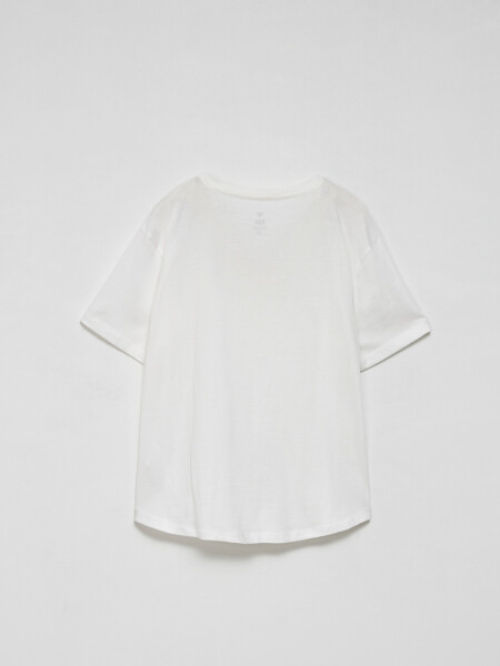 Remera manga corta Blanco